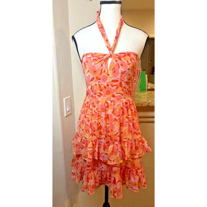 City Triangles Vintage Y2K Halter Multi-Functional Top Mini Dress Size Small 0-4